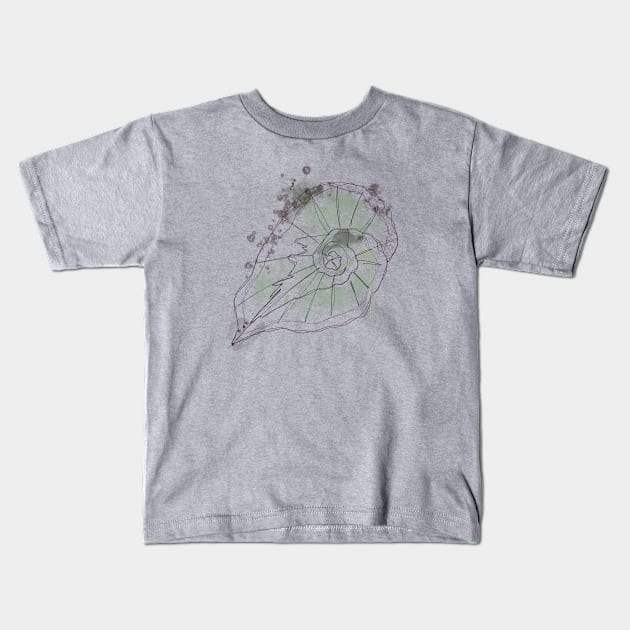 Messy Begonia Kids T-Shirt by BurningChair